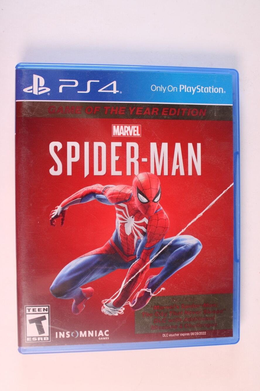 Marvel's Spider-Man Game of The Year Edition Sony PlayStation 4 PS4 Clean Tested